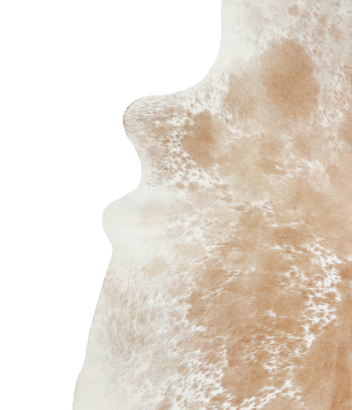 Brown and White XX-Large Brazilian Cowhide Rug 7'9"H x 7'5"W #A21075 by Hudson Hides