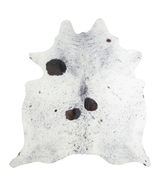 Salt and Pepper Black X-Large Brazilian Cowhide Rug 6'11"H x 6'5"W #A21092 by Hudson Hides