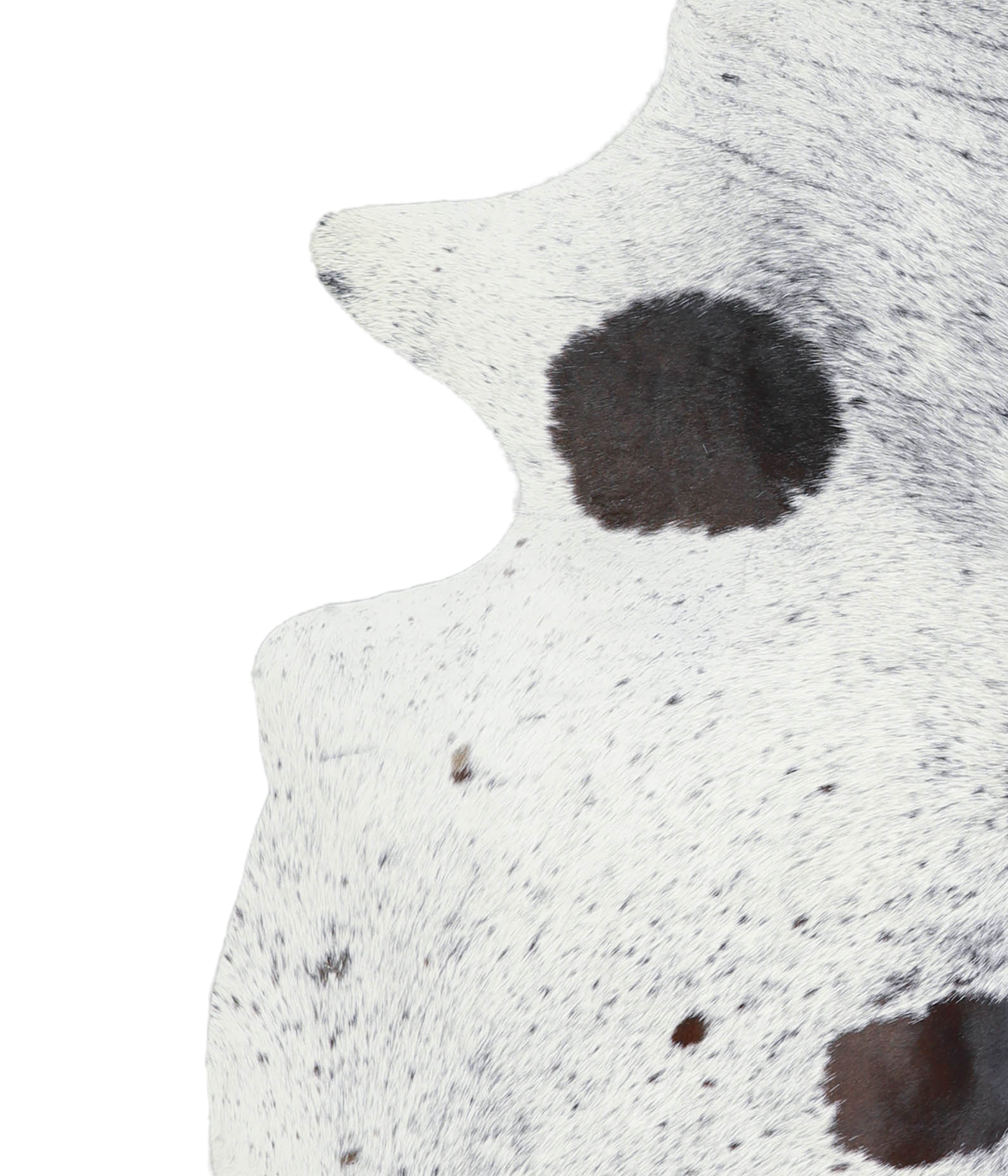 Salt and Pepper Black X-Large Brazilian Cowhide Rug 6'11"H x 6'5"W #A21092 by Hudson Hides