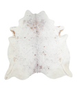Salt and Pepper Brown X-Large Brazilian Cowhide Rug 6'11"H x 6'8"W #A21095 by Hudson Hides