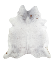 Salt and Pepper Black X-Large Brazilian Cowhide Rug 7'5"H x 6'7"W #A21096 by Hudson Hides