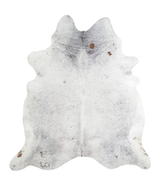 Salt and Pepper Black X-Large Brazilian Cowhide Rug 7'5"H x 6'7"W #A21096 by Hudson Hides