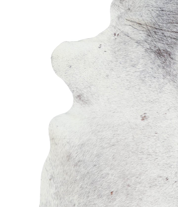 Salt and Pepper Black X-Large Brazilian Cowhide Rug 7'5"H x 6'7"W #A21096 by Hudson Hides