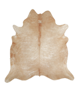 Beige XX-Large Brazilian Cowhide Rug 7'7"H x 7'1"W #A21107 by Hudson Hides