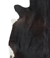 Solid Black XX-Large Brazilian Cowhide Rug 6'11"H x 7'3"W #A21118 by Hudson Hides