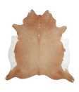 Beige XX-Large Brazilian Cowhide Rug 7'9"H x 7'4"W #A21152 by Hudson Hides
