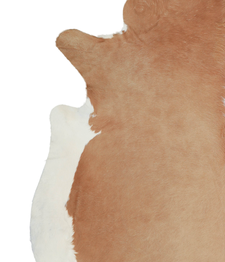 Beige XX-Large Brazilian Cowhide Rug 7'9"H x 7'4"W #A21152 by Hudson Hides