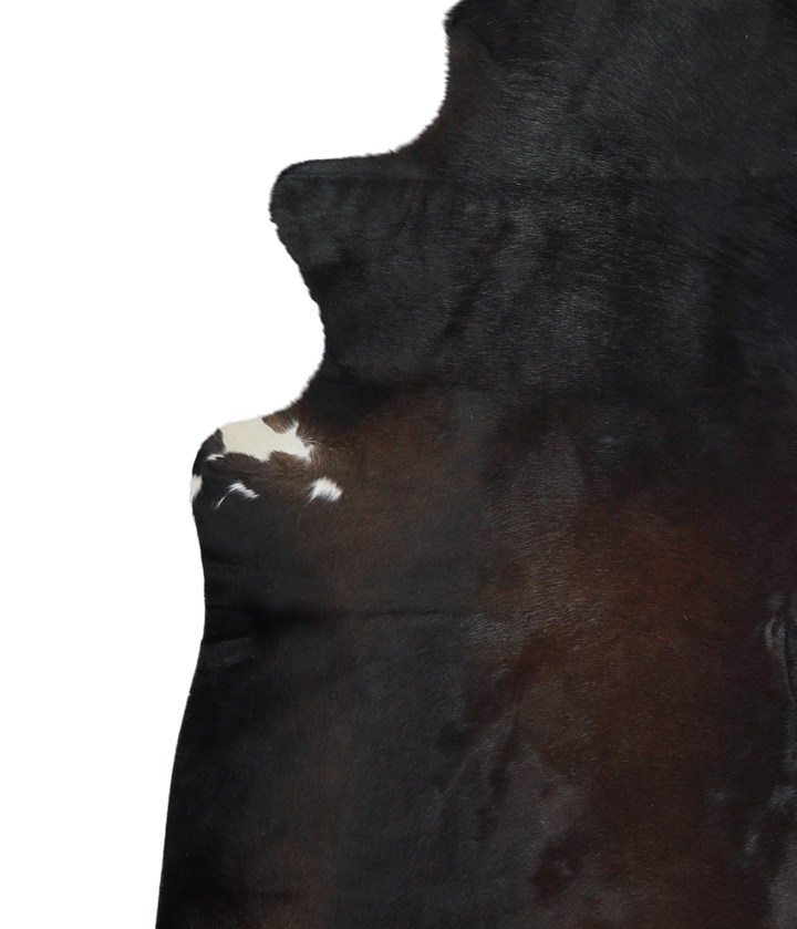 Chocolate XX-Large Brazilian Cowhide Rug 7'8"H x 6'10"W #A21235 by Hudson Hides