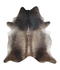Grey with Beige XX-Large Brazilian Cowhide Rug 7'4