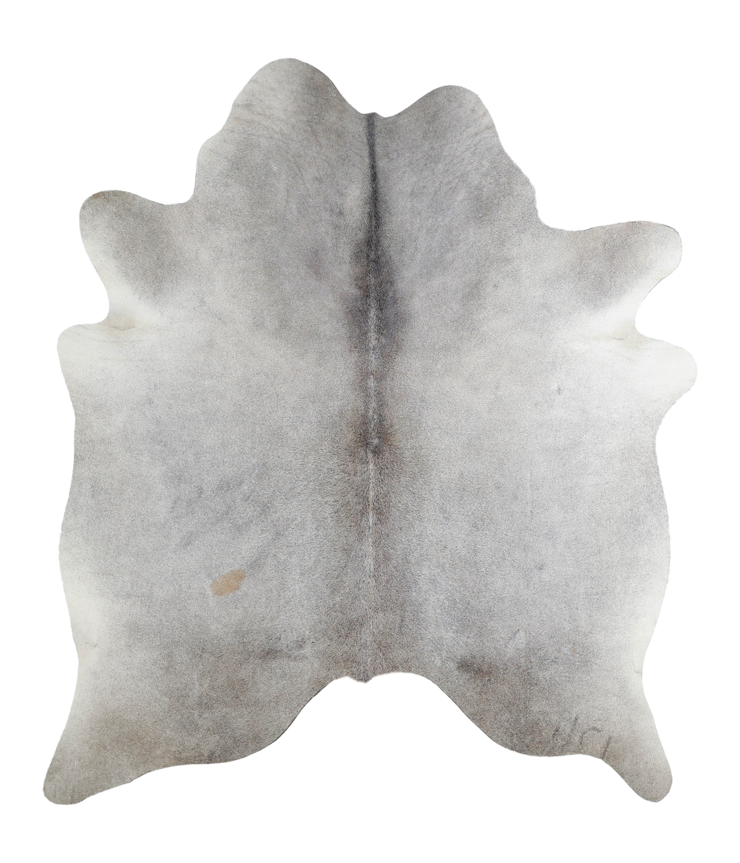 Medium Grey X-Large Brazilian Cowhide Rug 7'0"H x 6'0"W #A21263 by Hud