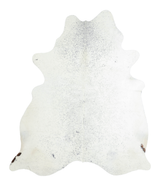 Salt and Pepper Black X-Large Brazilian Cowhide Rug 7'0"H x 5'11"W #A21312 by Hudson Hides