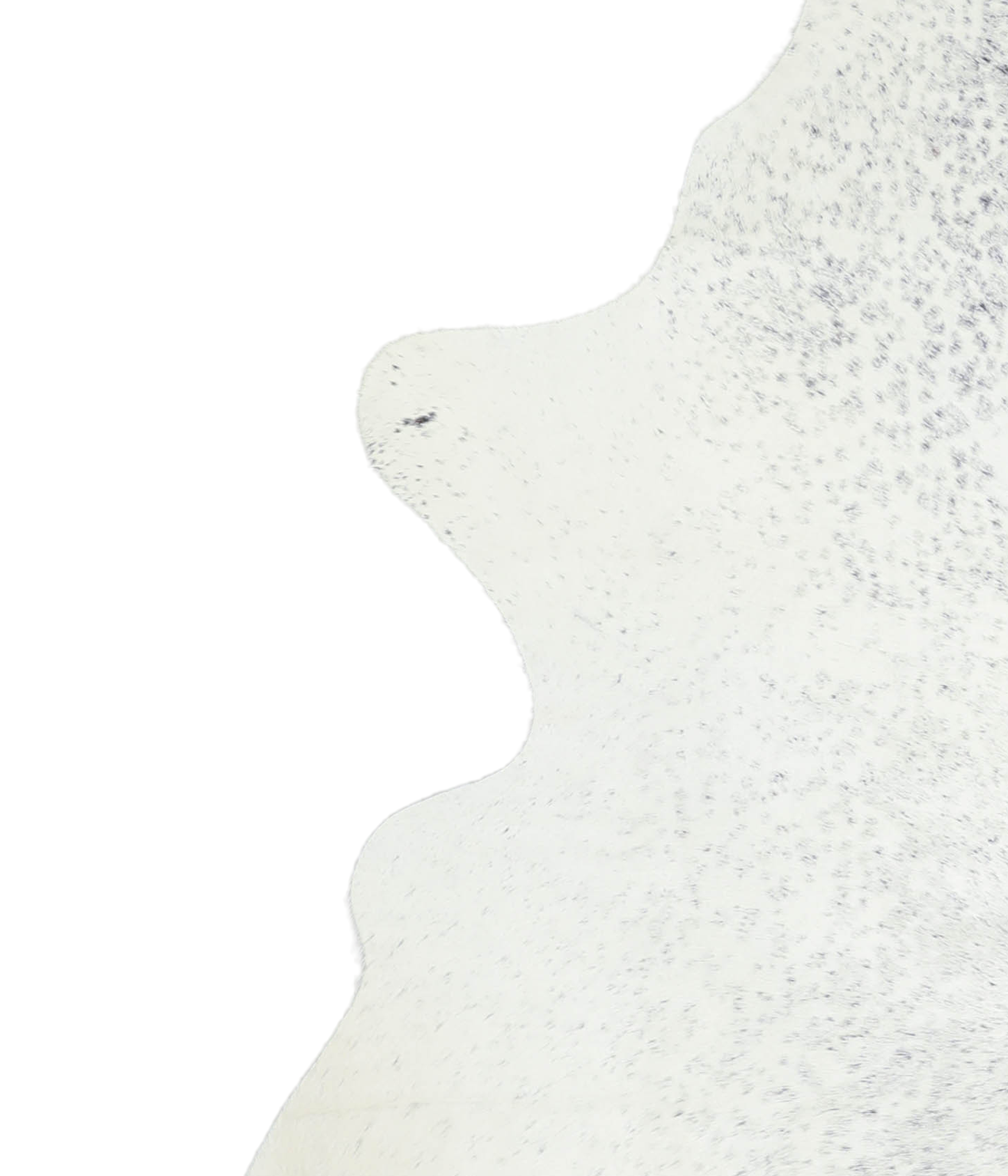 Salt and Pepper Black Cowhide Rug #A21312