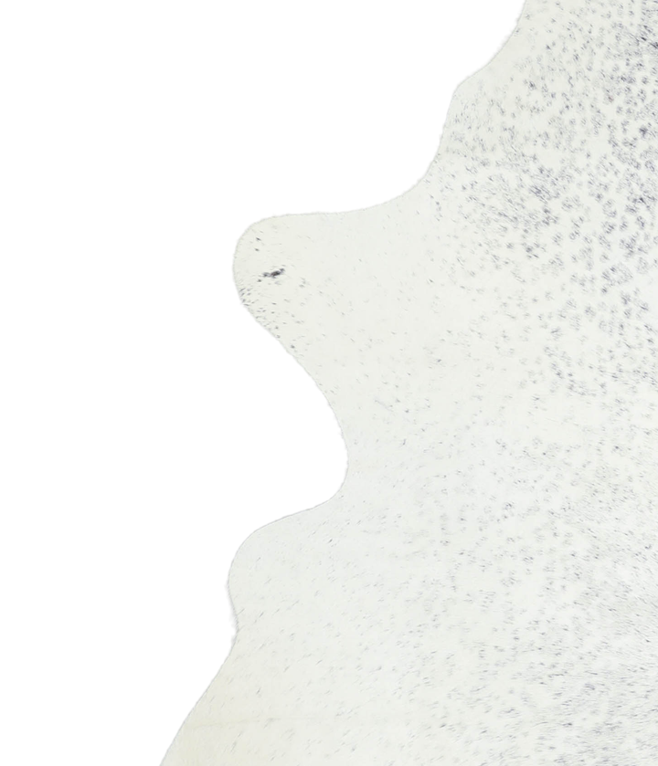 Salt and Pepper Black X-Large Brazilian Cowhide Rug 7'0"H x 5'11"W #A21312 by Hudson Hides