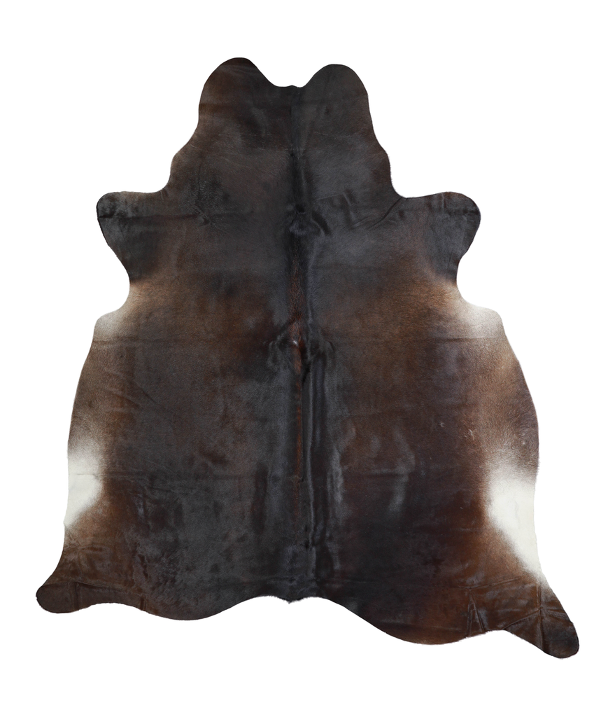 Chocolate XX-Large Brazilian Cowhide Rug 7'6"H x 6'9"W #A21319 by Hudson Hides