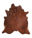 Medium Brindle X-Large Brazilian Cowhide Rug 6'7"H x 6'1"W #A21328 by Hudson Hides