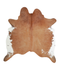 Brown and White Regular X-Large Brazilian Cowhide Rug 6'9