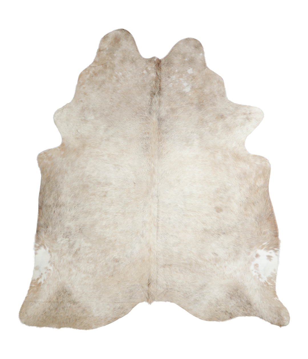 Champagne X-Large Brazilian Cowhide Rug 7'1"H x 6'4"W #A21342 by Hudso