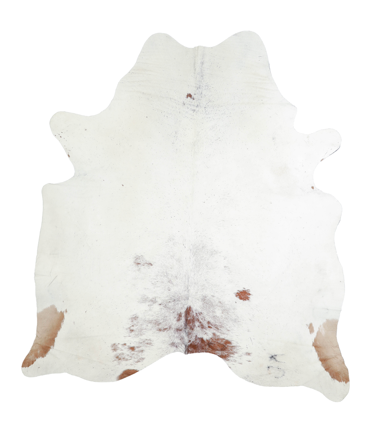 Salt and Pepper Brown Cowhide Rug #A21409
