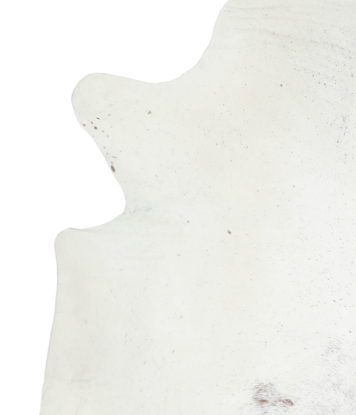 Salt and Pepper Brown X-Large Brazilian Cowhide Rug 7'3"H x 6'4"W #A21409 by Hudson Hides