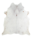 Salt and Pepper Brown X-Large Brazilian Cowhide Rug 7'0"H x 6'1"W #A21410 by Hudson Hides