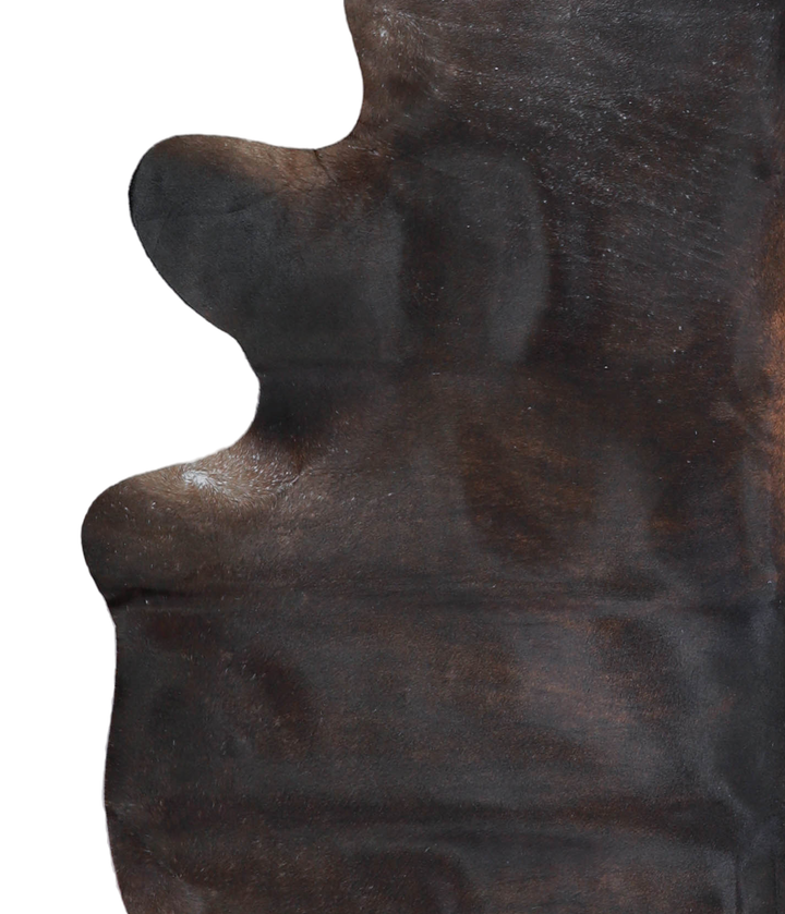 Chocolate Large Brazilian Cowhide Rug 6'6"H x 5'10"W #A21446 by Hudson Hides