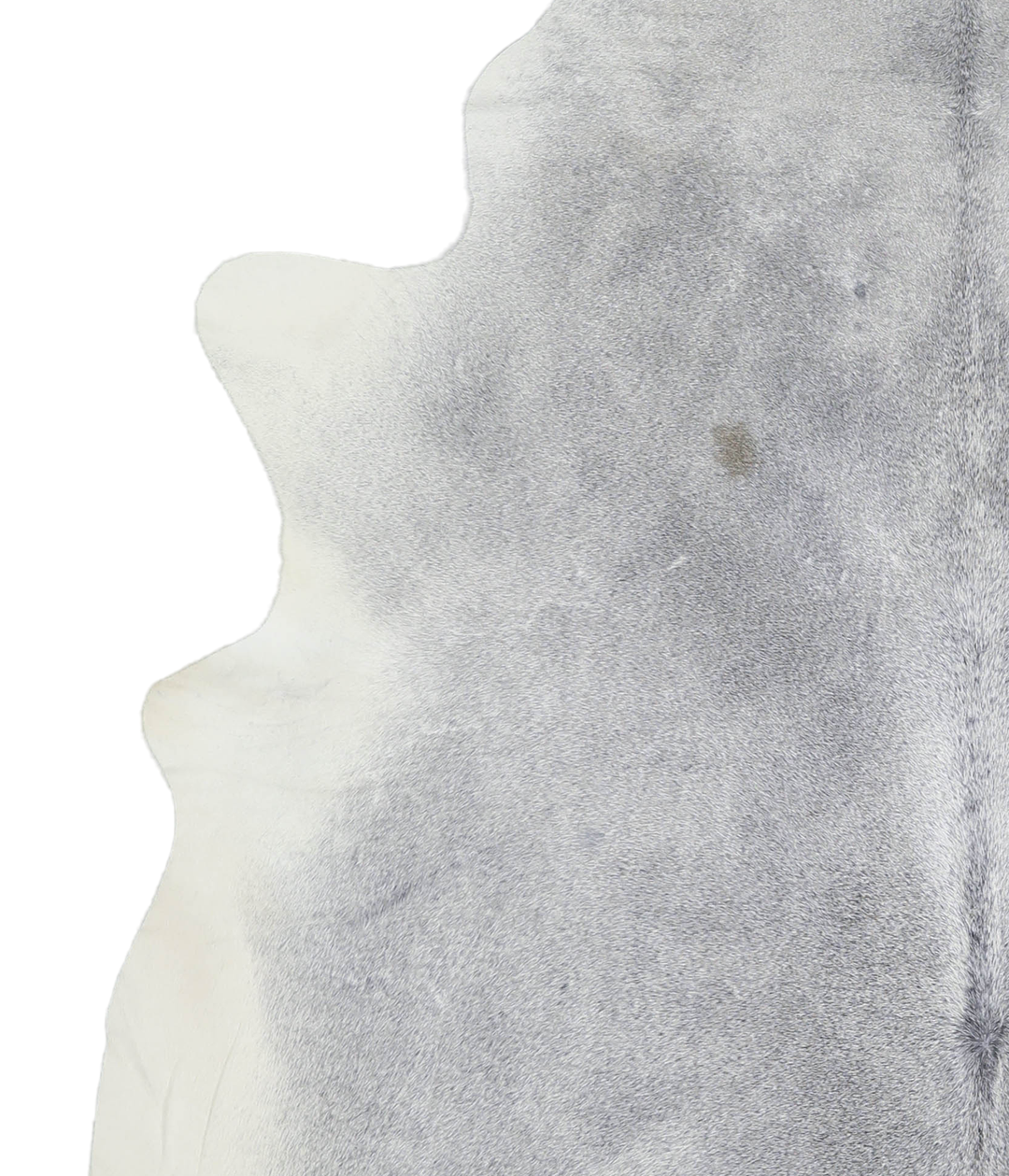 Medium Grey XX-Large Brazilian Cowhide Rug 7'5"H x 6'9"W #A21456 by Hu