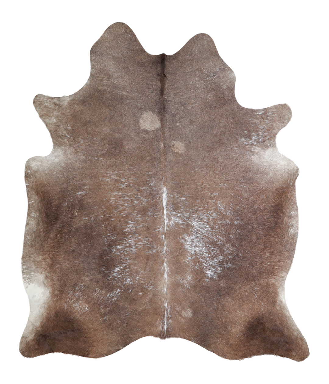 Taupe X-Large Brazilian Cowhide Rug 7'1"H x 6'0"W #A21510 by Hudson Hi