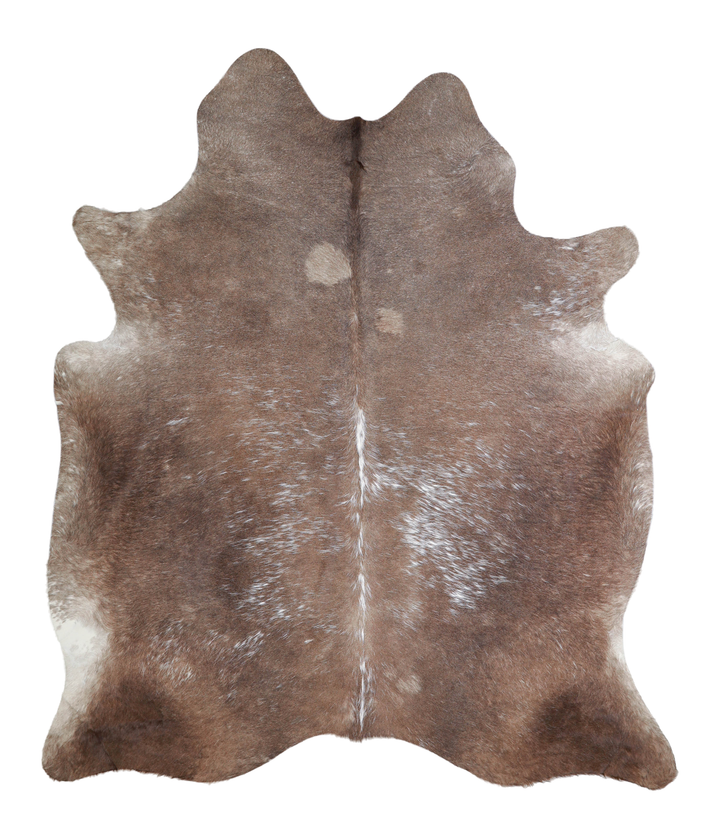 Taupe X-Large Brazilian Cowhide Rug 7'1"H x 6'0"W #A21510 by Hudson Hides