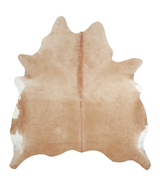Beige X-Large Brazilian Cowhide Rug 6'11"H x 6'3"W #A21539 by Hudson Hides