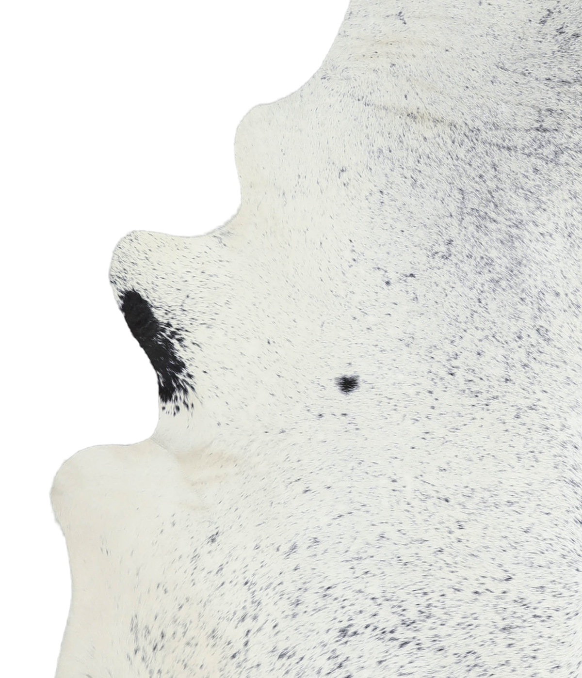 Salt and Pepper Black Cowhide Rug #A21564