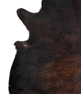 Dark Brindle X-Large Brazilian Cowhide Rug 6'8"H x 6'3"W #A21607 by Hudson Hides