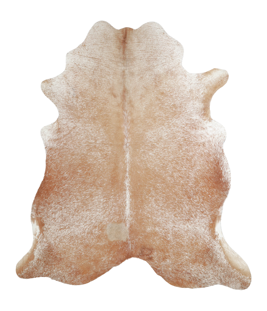 Salt and Pepper Brown X-Large Brazilian Cowhide Rug 7'0"H x 6'0"W #A21628 by Hudson Hides