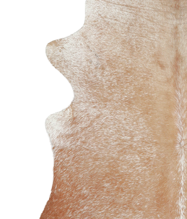 Salt and Pepper Brown X-Large Brazilian Cowhide Rug 7'0"H x 6'0"W #A21628 by Hudson Hides