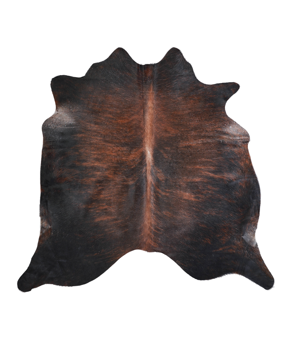 Dark Brindle Cowhide Rug #A21631