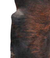 Dark Brindle X-Large Brazilian Cowhide Rug 6'3"H x 6'6"W #A21631 by Hudson Hides