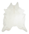 Solid White XX-Large Brazilian Cowhide Rug 9'1