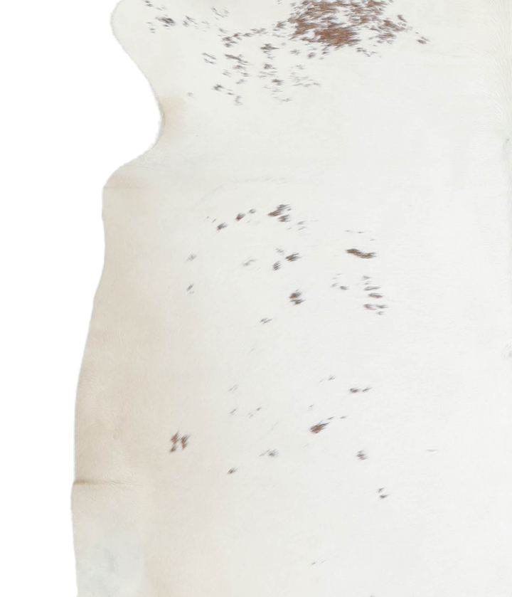 Salt and Pepper Brown Large Brazilian Cowhide Rug 5'7"H x 5'10"W #A21640 by Hudson Hides