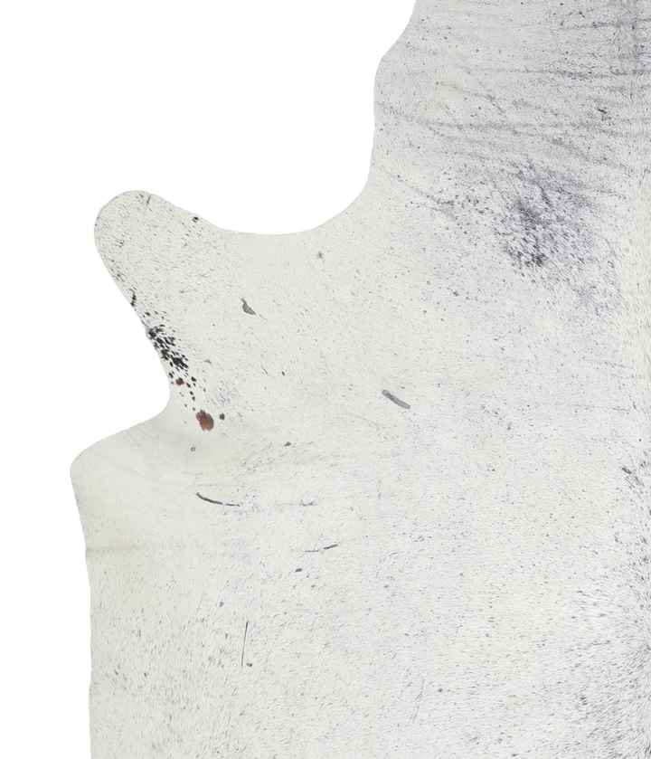 Salt and Pepper Black XX-Large Brazilian Cowhide Rug 7'10"H x 6'8"W #A21736 by Hudson Hides