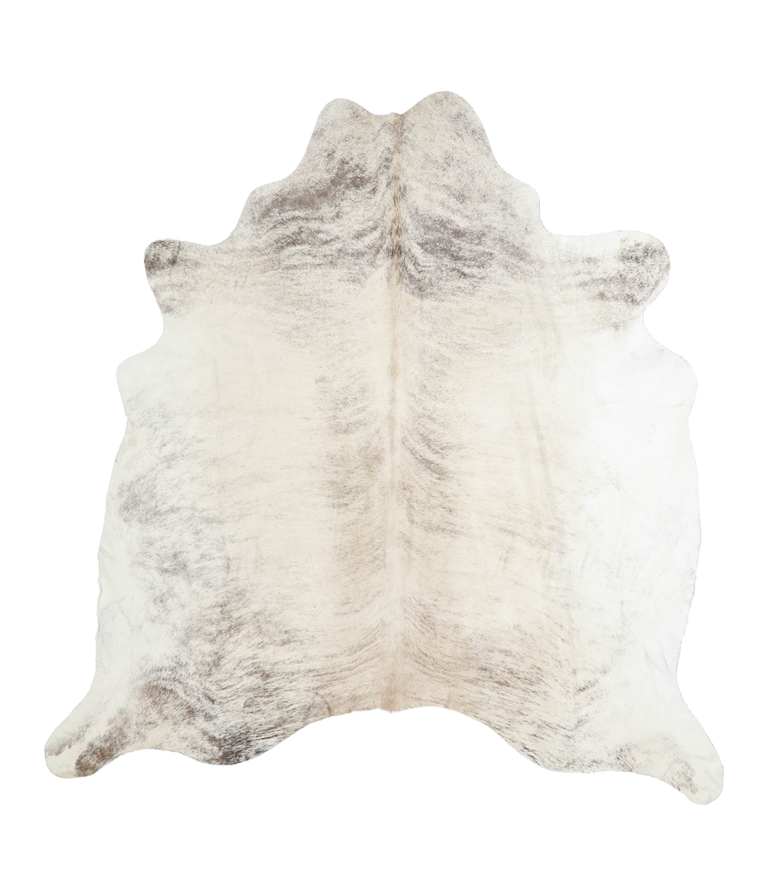 Grey Brindle X-Large Brazilian Cowhide Rug 6'6"H x 6'1"W #A21780 by Hu