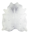 Salt and Pepper Black X-Large Brazilian Cowhide Rug 7'6"H x 6'6"W #A21801 by Hudson Hides