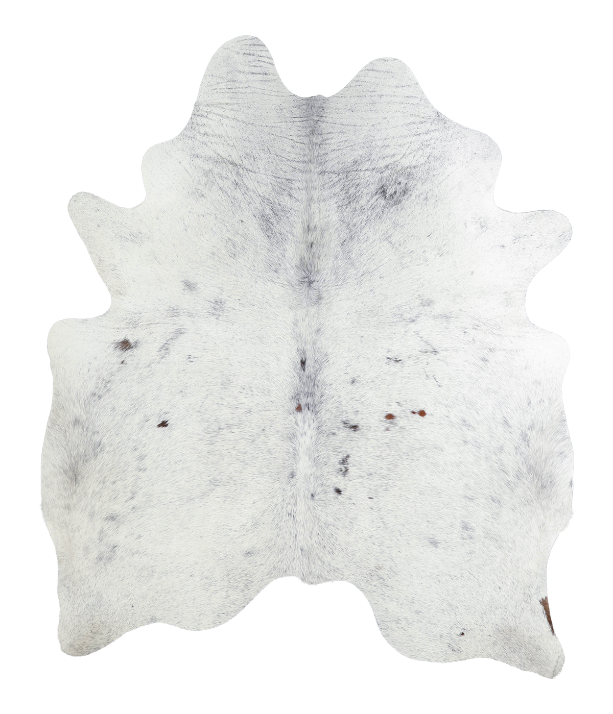 Salt and Pepper Black Cowhide Rug #A21806