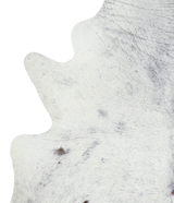 Salt and Pepper Black X-Large Brazilian Cowhide Rug 7'2"H x 5'11"W #A21806 by Hudson Hides