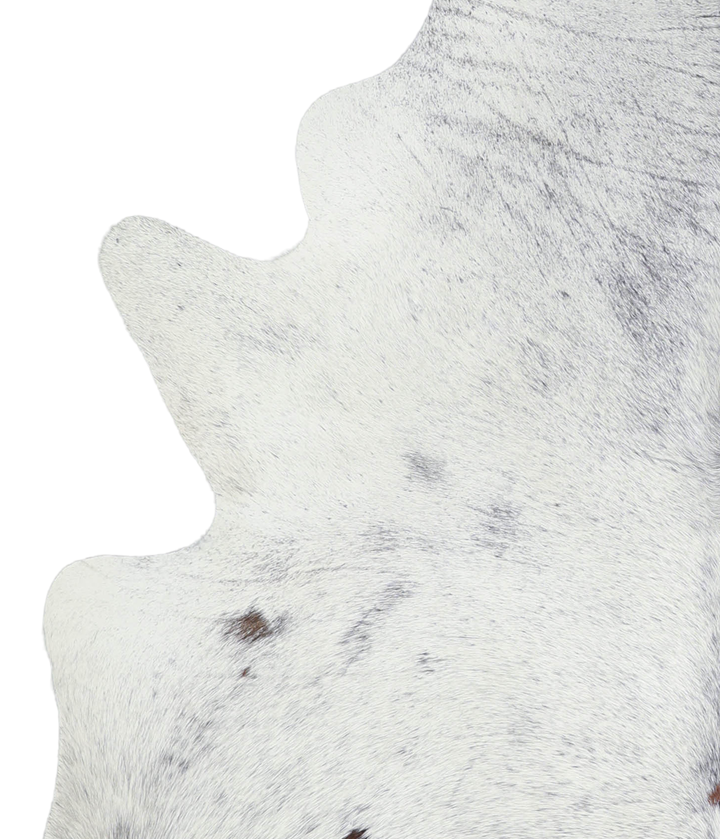 Salt and Pepper Black X-Large Brazilian Cowhide Rug 7'2"H x 5'11"W #A21806 by Hudson Hides