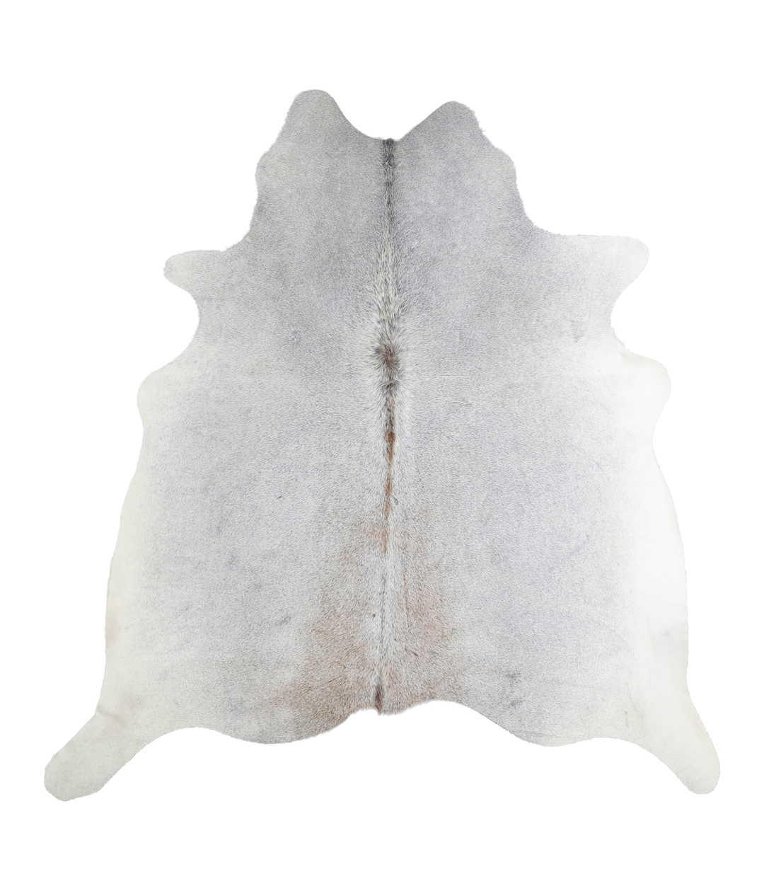 Medium Grey X-Large Brazilian Cowhide Rug 6'8"H x 6'3"W #A21839 by Hud