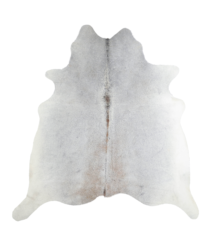 Medium Grey X-Large Brazilian Cowhide Rug 6'8"H x 6'3"W #A21839 by Hudson Hides