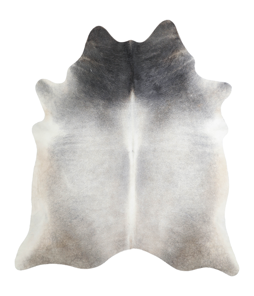 Medium Grey X-Large Brazilian Cowhide Rug 7'5"H x 6'5"W #A21864 by Hudson Hides