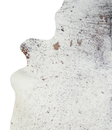Salt and Pepper Brown Large Brazilian Cowhide Rug 6'8"H x 5'11"W #A21898 by Hudson Hides