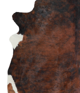 Dark Brindle X-Large Brazilian Cowhide Rug 6'5"H x 6'5"W #A21906 by Hudson Hides