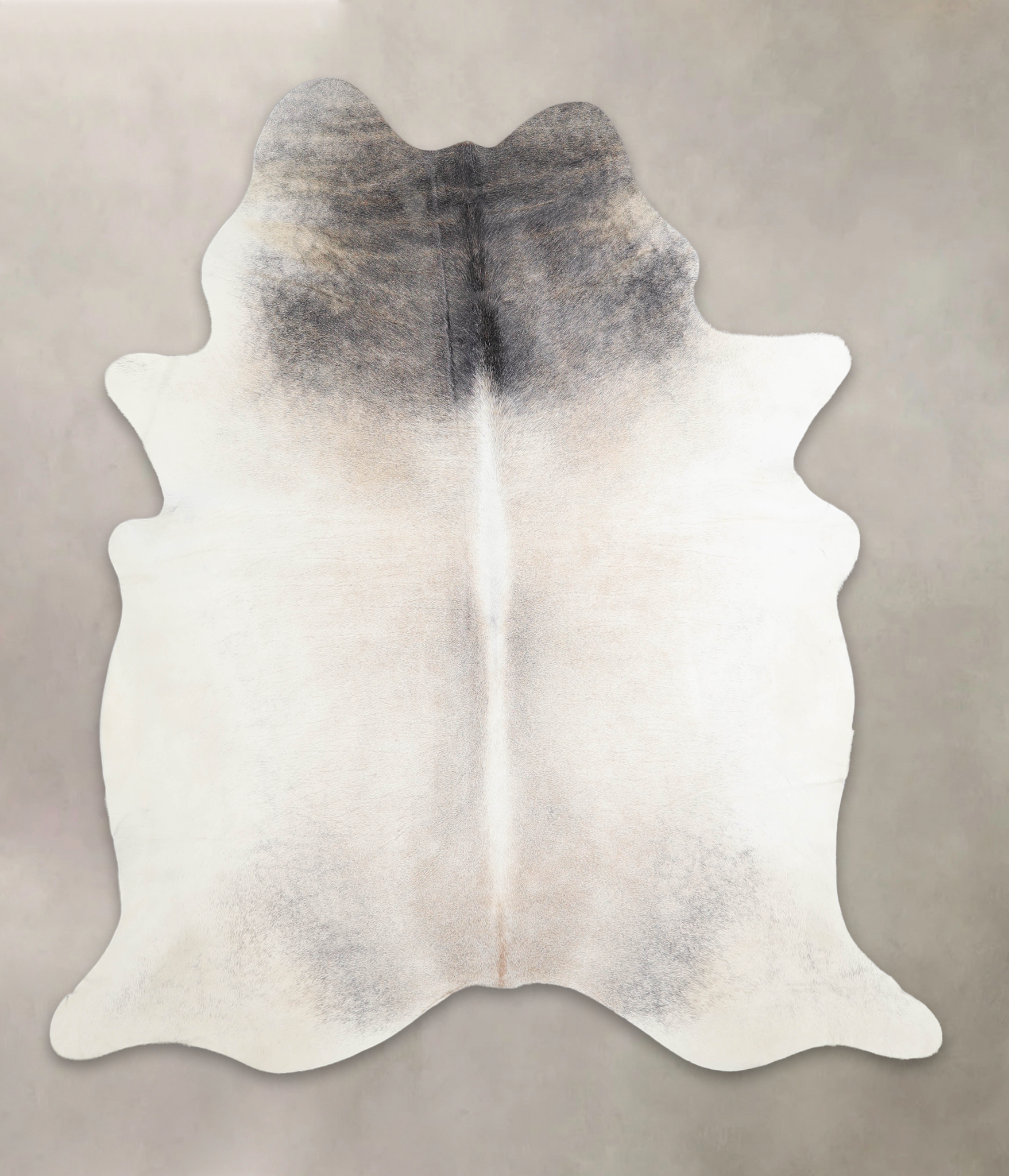 Grey with Beige Cowhide Rug #A21962
