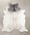 Grey with Beige X-Large Brazilian Cowhide Rug 6'10